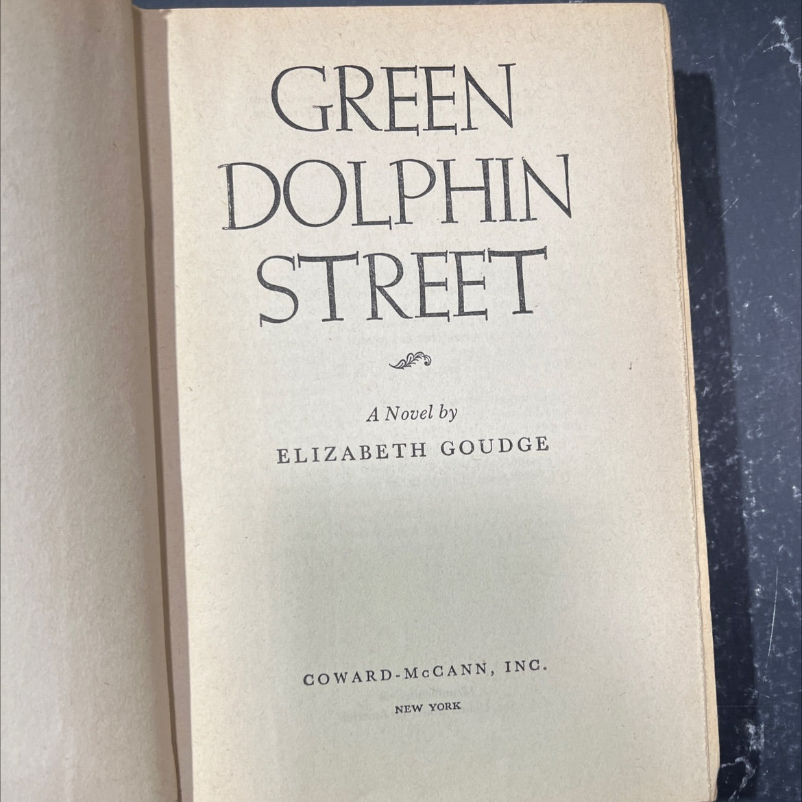 green dolphin street book, by elizabeth goudge, 1944 Hardcover image 2