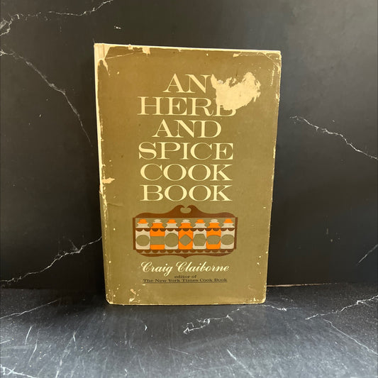 an herb and spice cook book book, by craig claiborne, 1963 Hardcover image 1