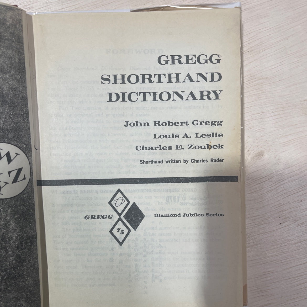 gregg shorthand dictionary, diamond jubilee series book, by john robert gregg, louis a. leslie, charles e. zoubek, 1970 image 2