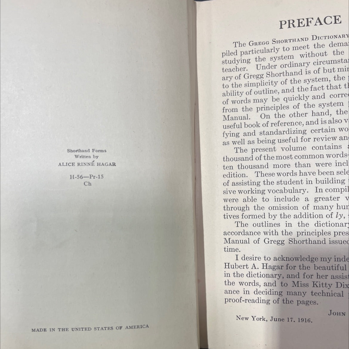 gregg shorthand dictionary book, by john robert gregg, 1916 Hardcover image 3