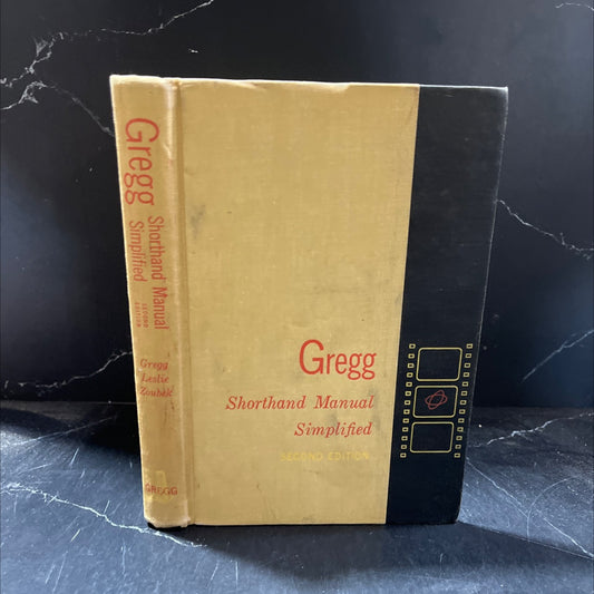gregg shorthand manual simplified book, by john robert gregg, louis a. leslie, charles e. zoubek, 1955 Hardcover image 1