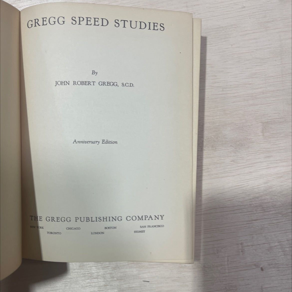 gregg speed studies book, by john robert gregg, 1929 Hardcover, Antique image 2