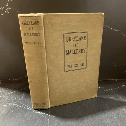 grey lake of mallerby book, by w. l. cribb, 1914 Hardcover image 1