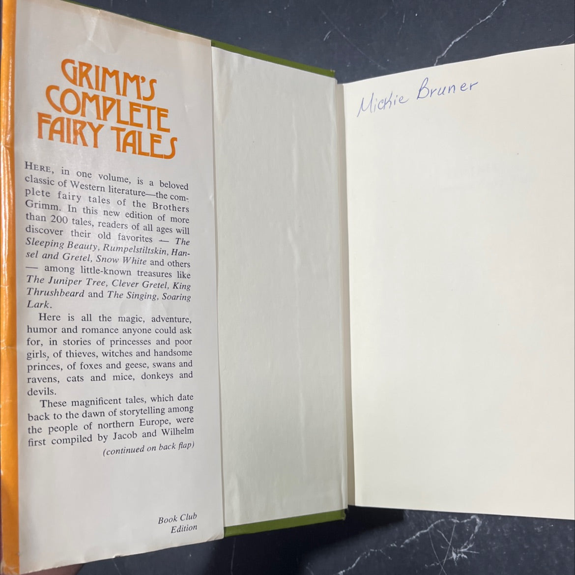grimm's complete fairy tales book, by unknown, 1970 Hardcover image 4