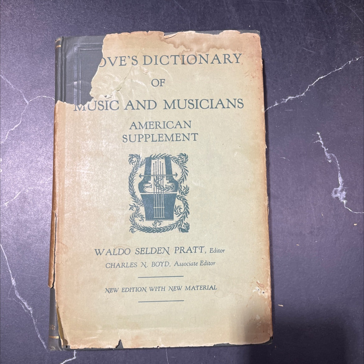 grove's dictionary of music and musicians american supplement book, by waldo selden pratt, 1939 Hardcover image 1