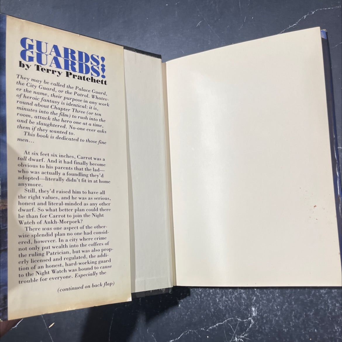 guards! guards! book, by terry pratchett, 1989 Hardcover image 4