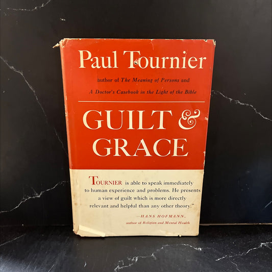 guilt grace a psychological study book, by dr. paul tournier, 1962 Hardcover image 1