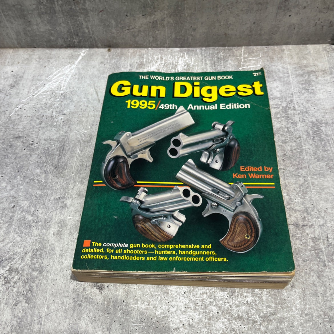 gun digest 1995/49th annual edition book, by ken warner, 1995 Paperback image 1
