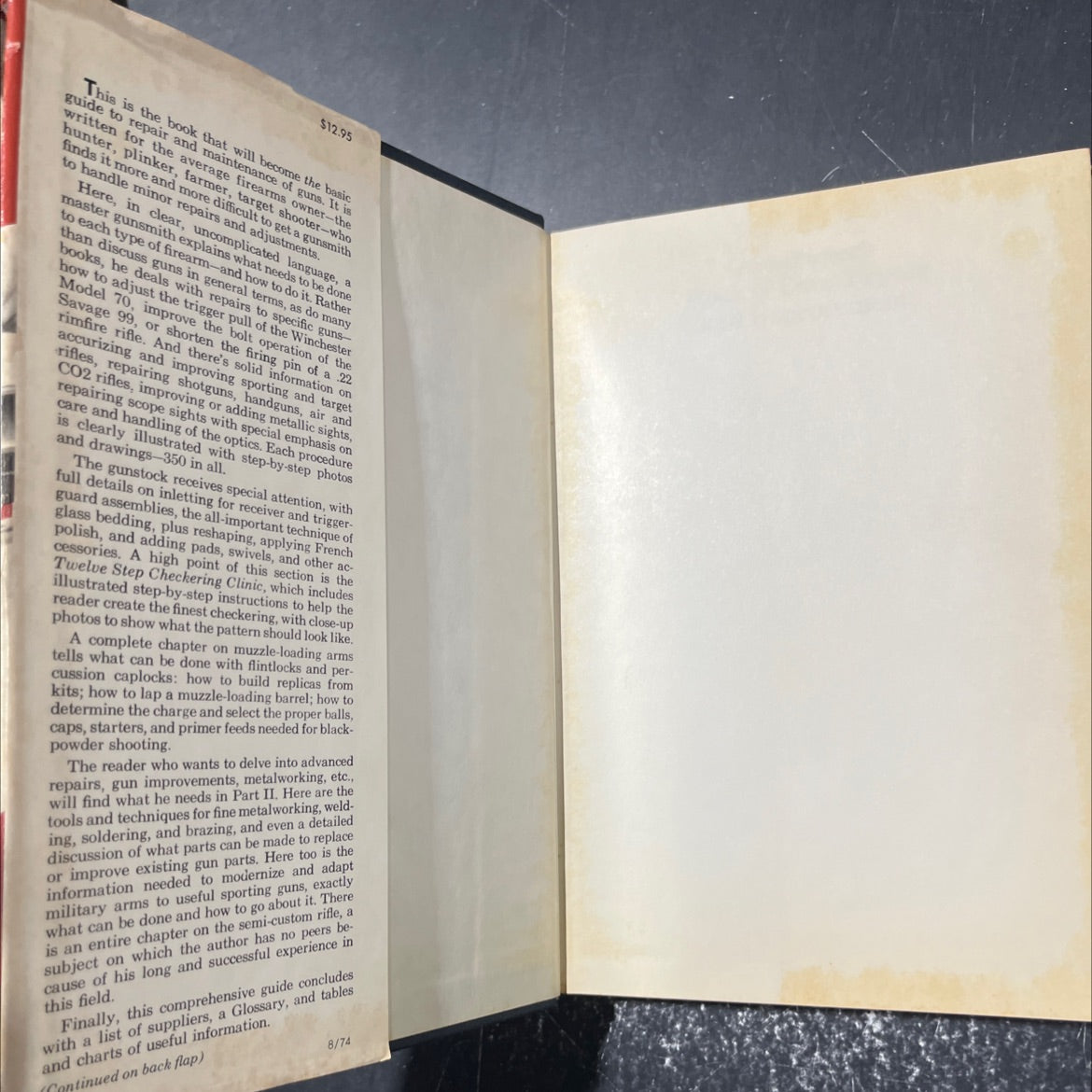 gun owner's book of care, repair and improvement book, by roy dunlap, 1978 Hardcover image 4