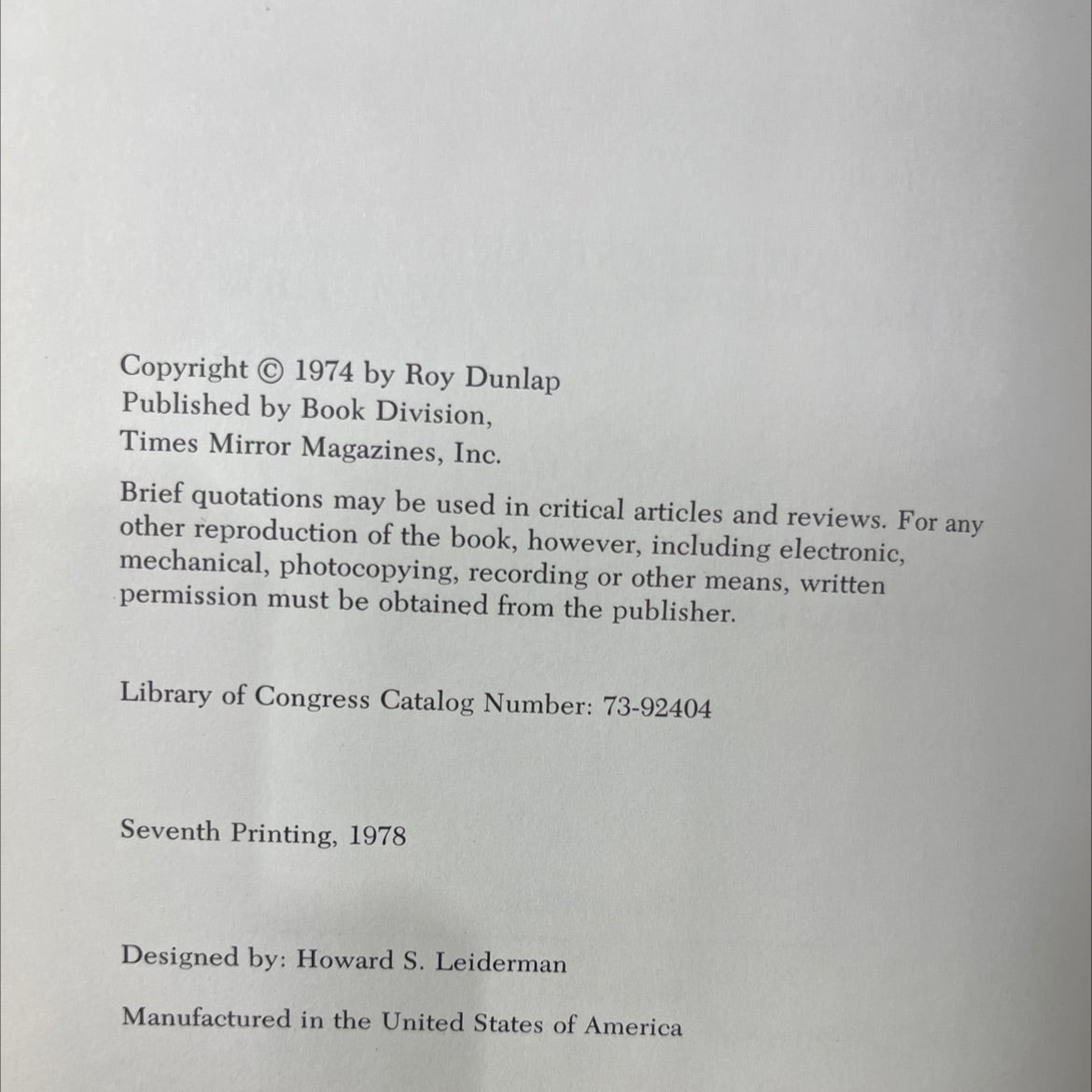 gun owner's book of care, repair and improvement book, by roy dunlap, 1978 Hardcover image 3