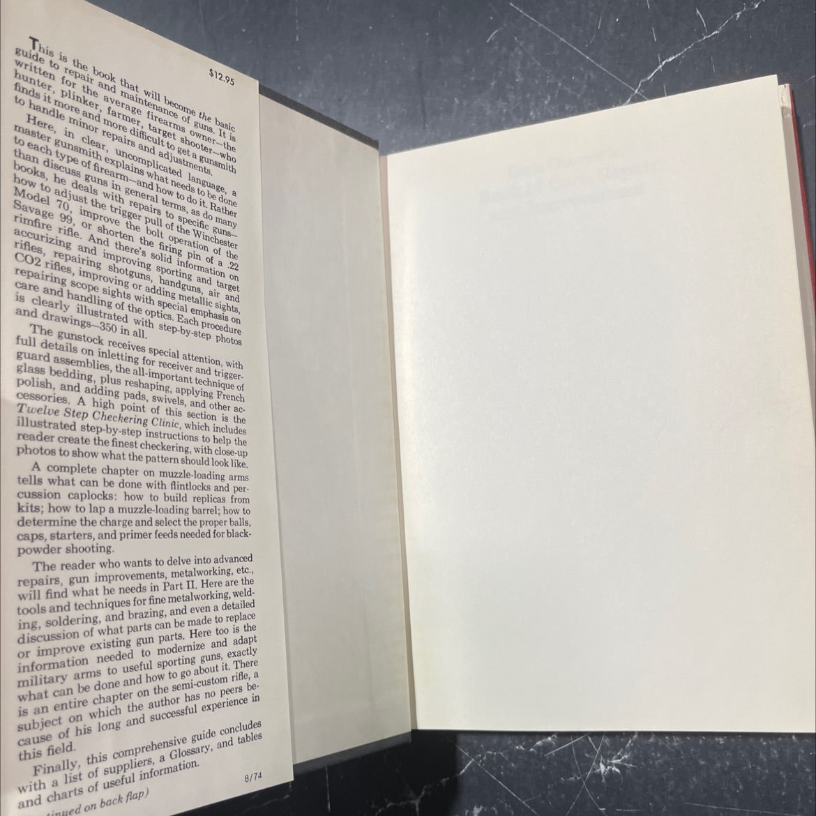 gun owner's book of care, repair and improvement book, by roy dunlap, 1981 Hardcover image 4