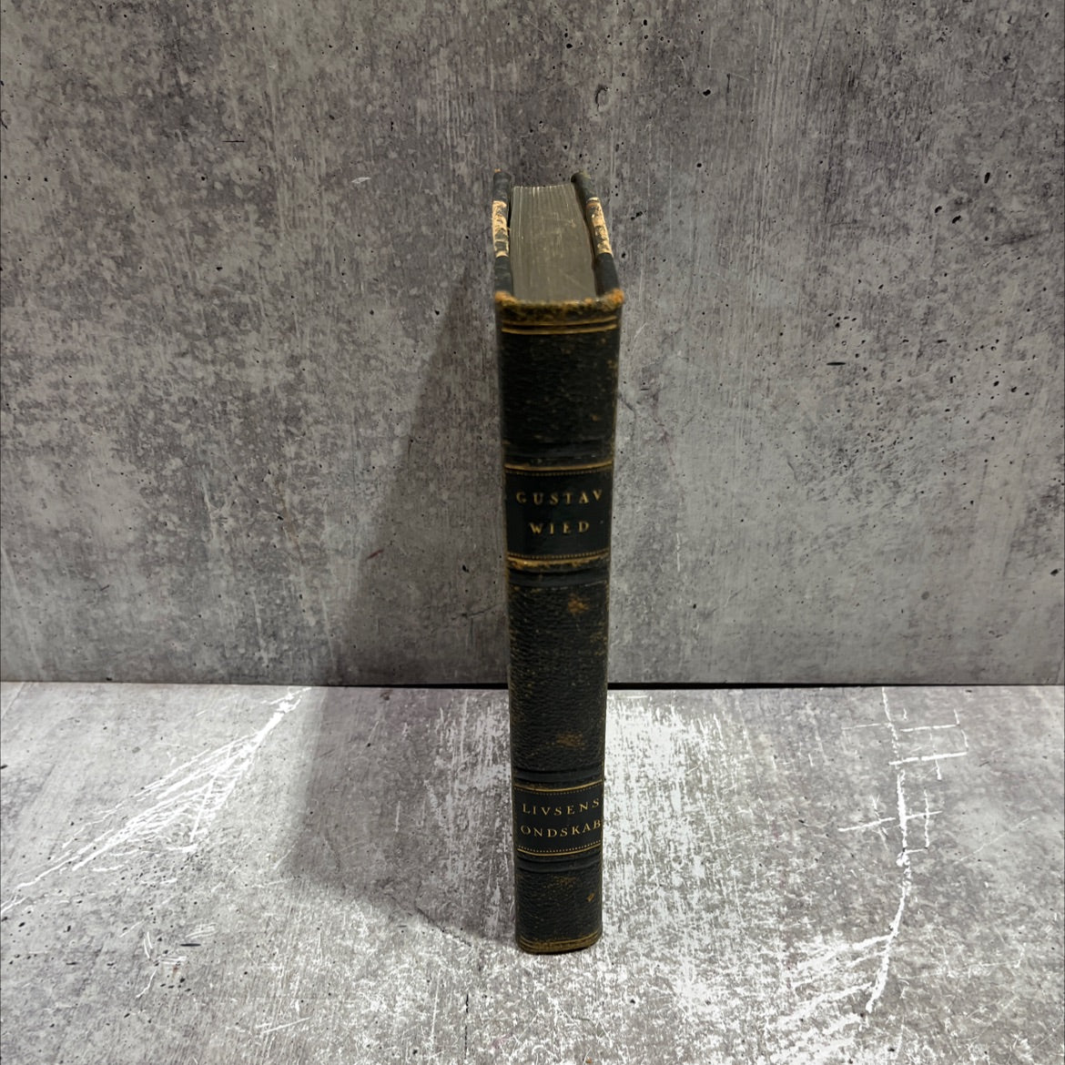 gustav wied livsens ondskab book, by unknown, 1936 Leather image 4