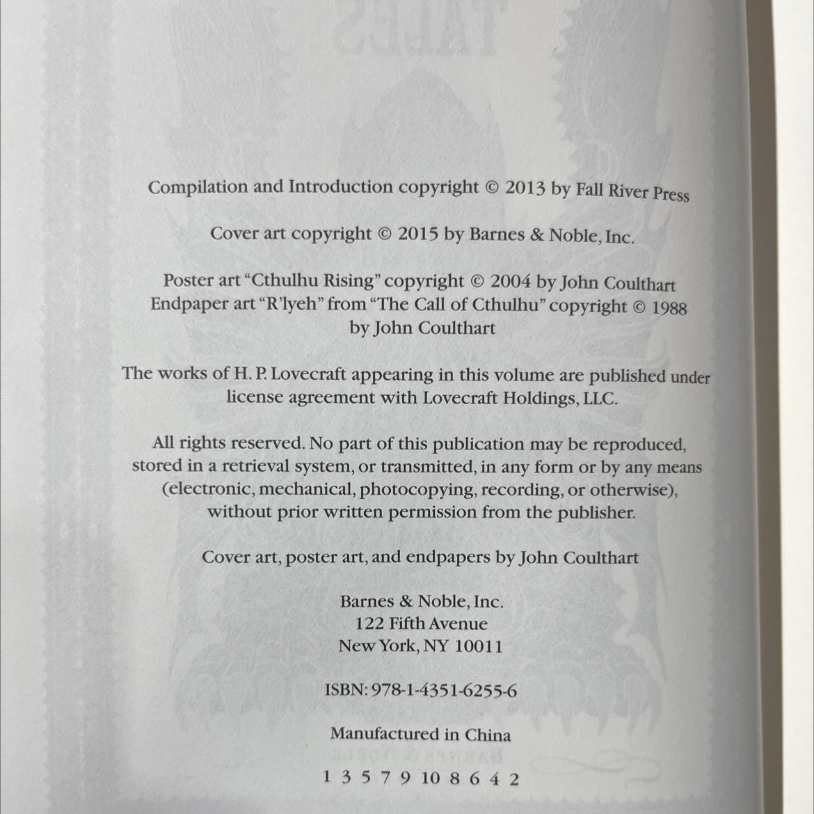 h.p. lovecraft the complete cthulhu mythos tales book, by H.P. Lovecraft, 2013 Leather image 3