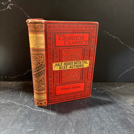 half-hours with the best authors book, by Charles Knight, 1970 Hardcover image 1