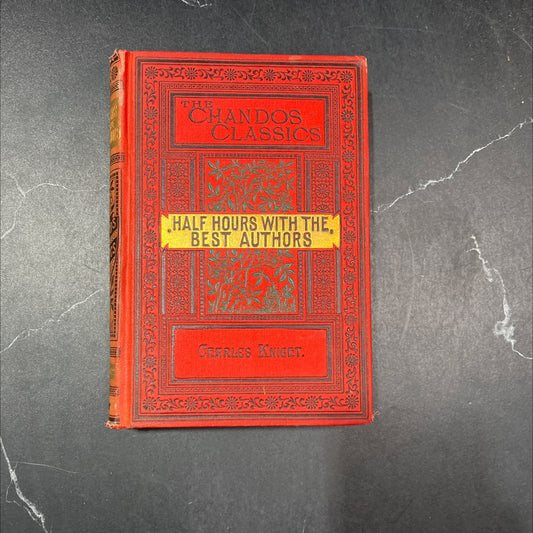 half-hours with the best authors book, by charles knight, 1970 Hardcover image 1