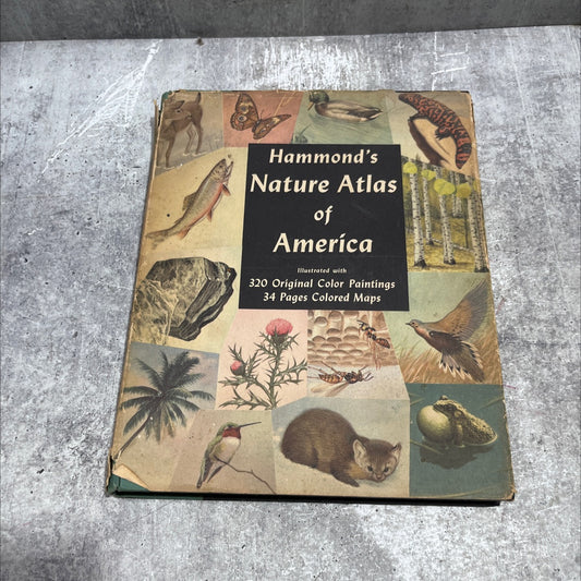 hammond's nature atlas of america book, by e. l. jordan, 1952 Hardcover image 1