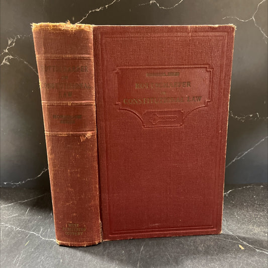 handbook of american constitutional law book, by henry rottschaefer, 1939 Hardcover image 1