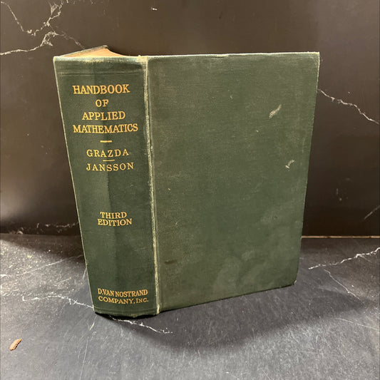 handbook of applied mathematics book, by edward e. grazda, morris brenner, 1955 Hardcover image 1
