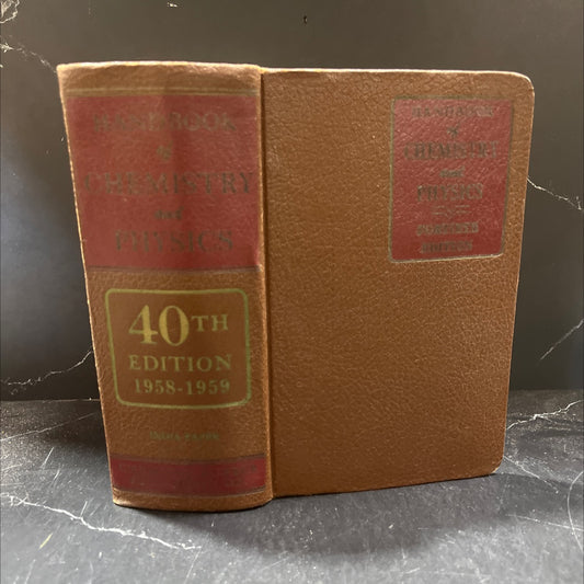 handbook of chemistry and physics book, by charles d. hodgman, m.s., 1959 Hardcover image 1