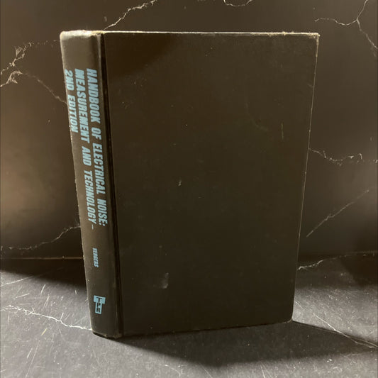 handbook of electrical noise measurement and technology book, by charles a. vergers, 1987 Hardcover image 1