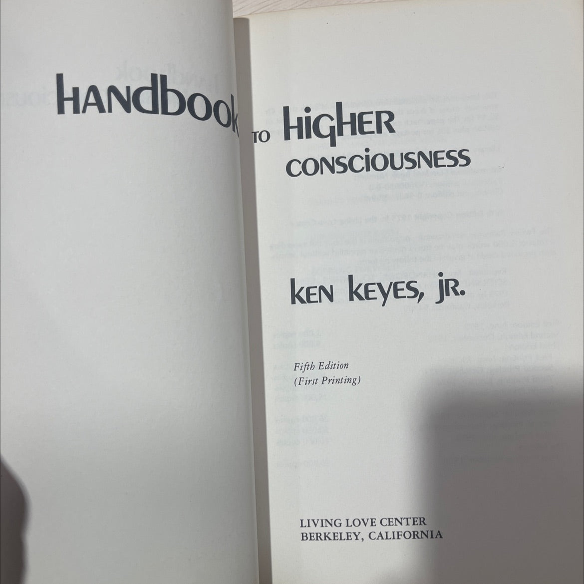 handbook to higher consciousness book, by ken keyes, jr., 1975 Paperback, Vintage image 2