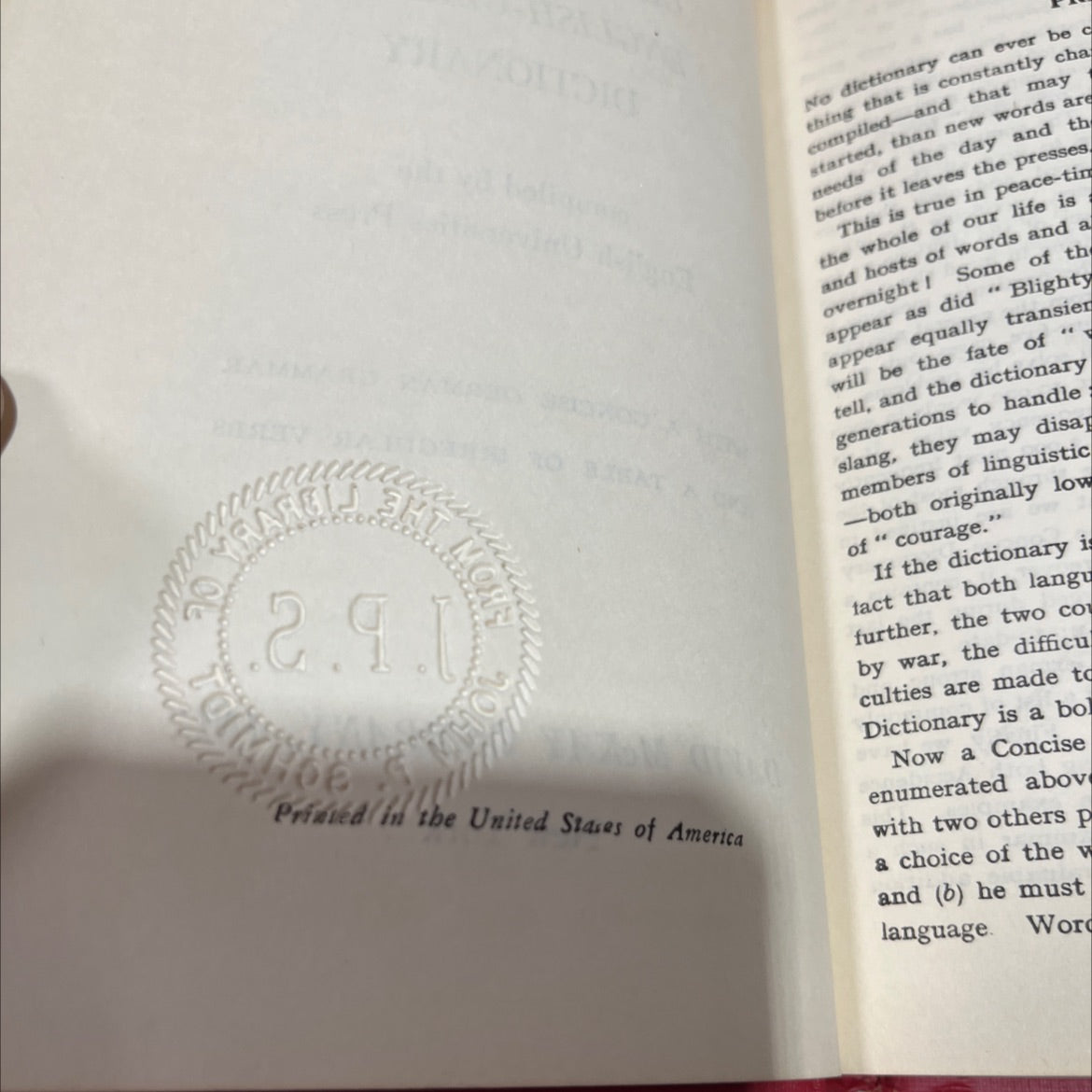 handy german-english english-german dictionary book, by english universities press, 1915 Hardcover image 3