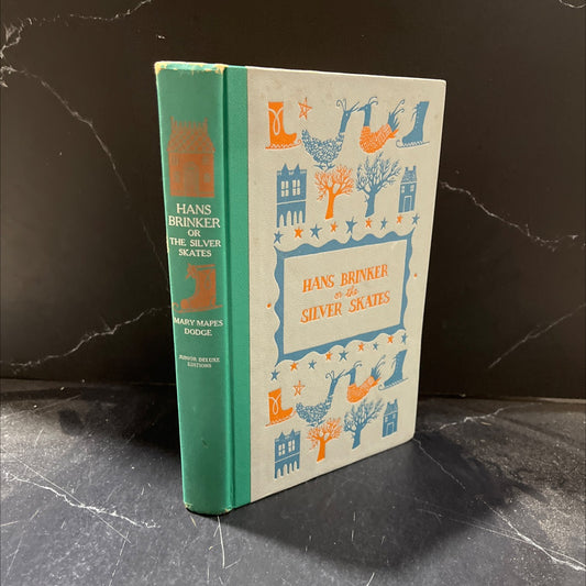 hans brinker or the silver skates book, by mary mapes dodge, 1954 Hardcover image 1