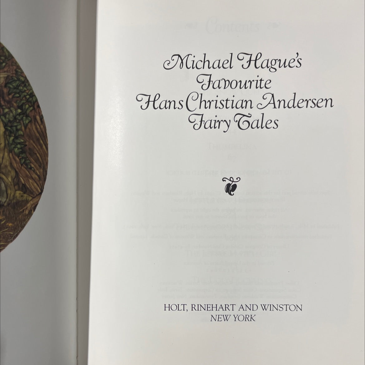 hans christian andersen fairy tales book, by Hans Christian Andersen, 1981 Hardcover image 2