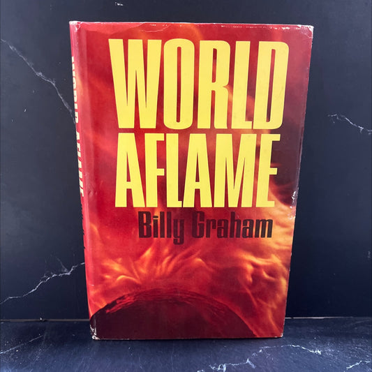 happiness world aflame book, by billy graham, 1965 Hardcover image 1