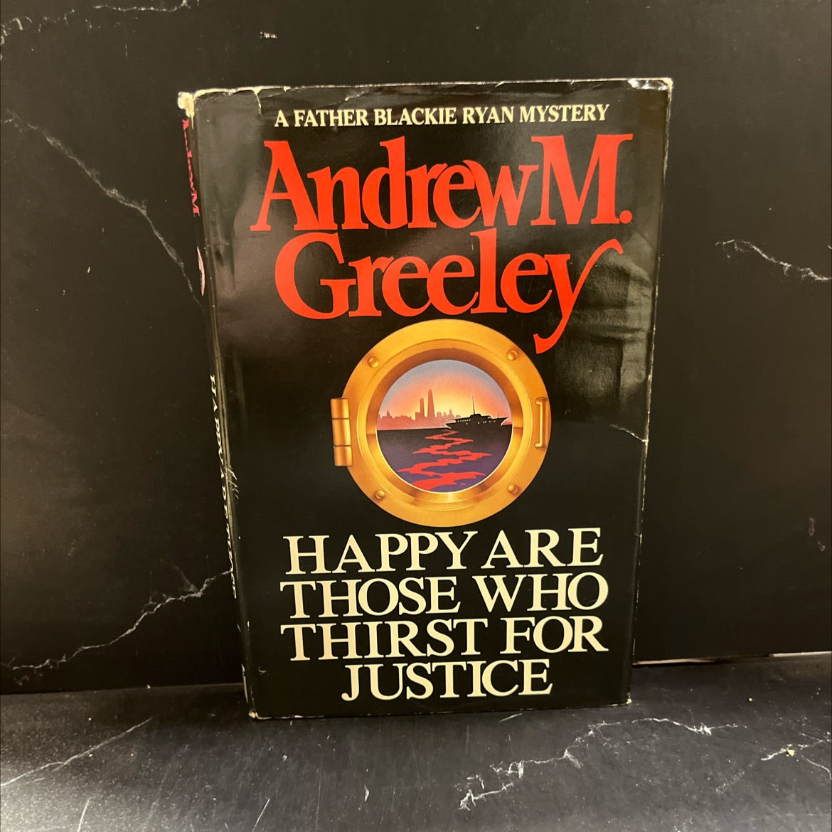 happy are those who thirst for justice book, by andrew m. greeley, 1987 Hardcover image 1