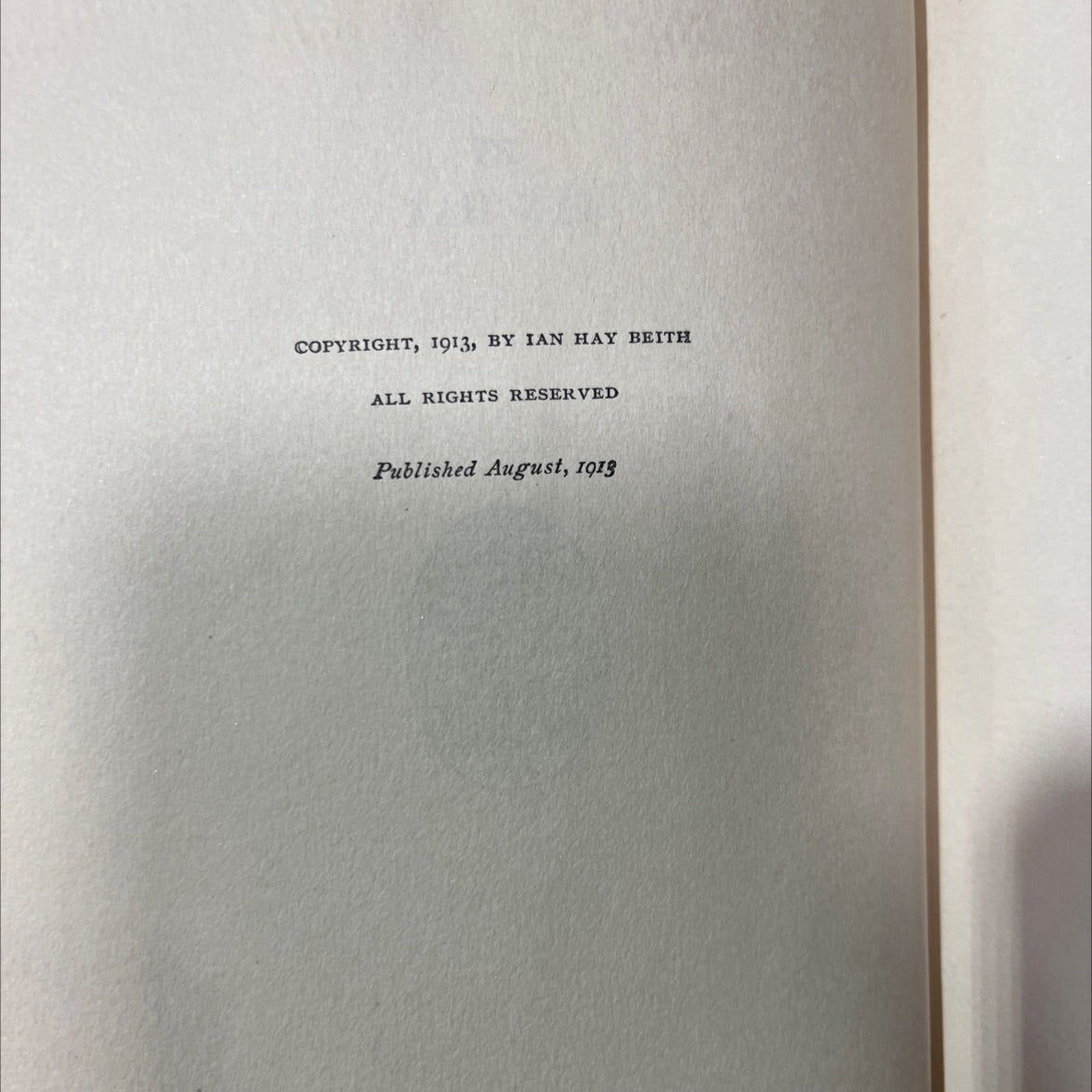 happy-go-lucky book, by ian hay, 1921 Hardcover image 3