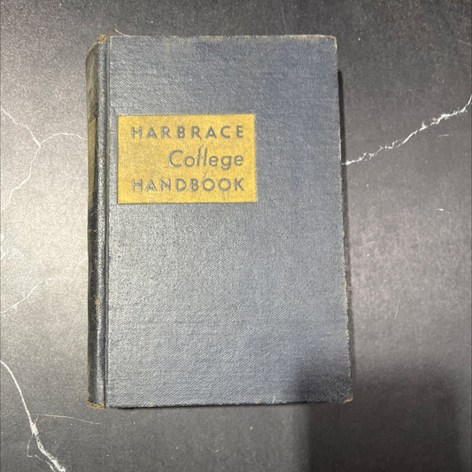 harbrace college handbook book, by john c. hodges, 1946 Hardcover image 1