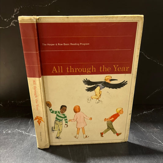 harper & row basic reading program all through the year book, by mabel o'donnell, byron h. van roekel, 1966 Hardcover image 1