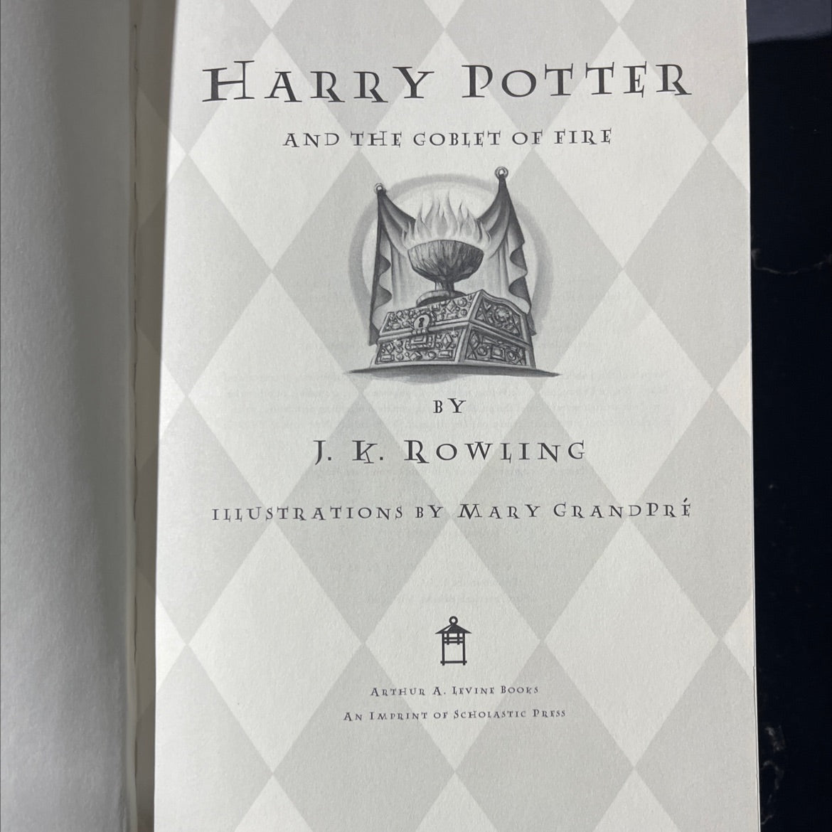 harry potter and the goblet of fire book, by j. k. rowling, 2000 Hardcover image 2