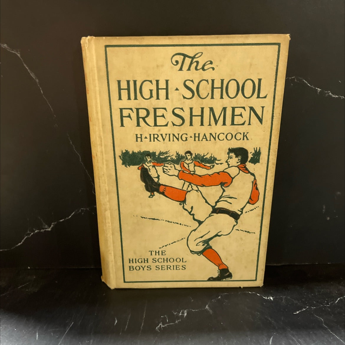 hat, mucker! the high school freshmen or dick & co.'s first year pranks and sports book, by h. irving hancock, 1910 image 1