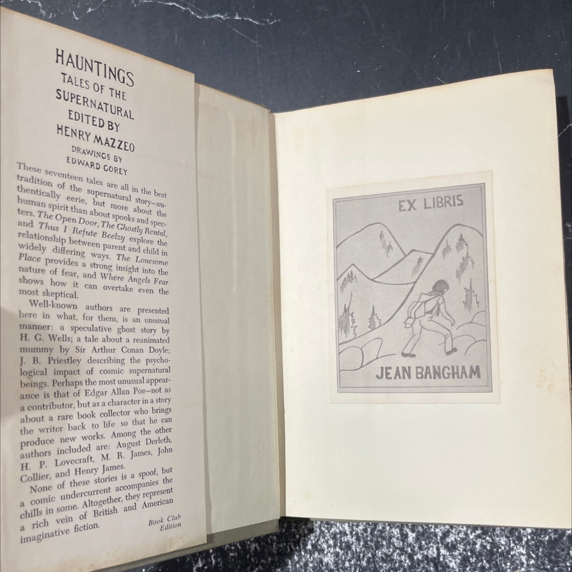 hauntings tales of the supernatural book, by Henry Mazzeo, 1968 Hardcover image 4