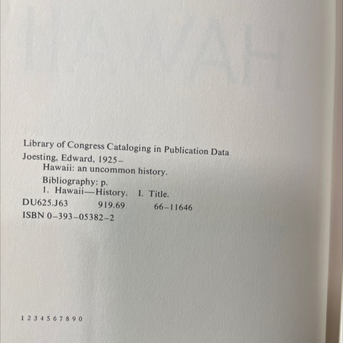 hawaii: an uncommon history book, by edward joesting, 1970 Hardcover image 3