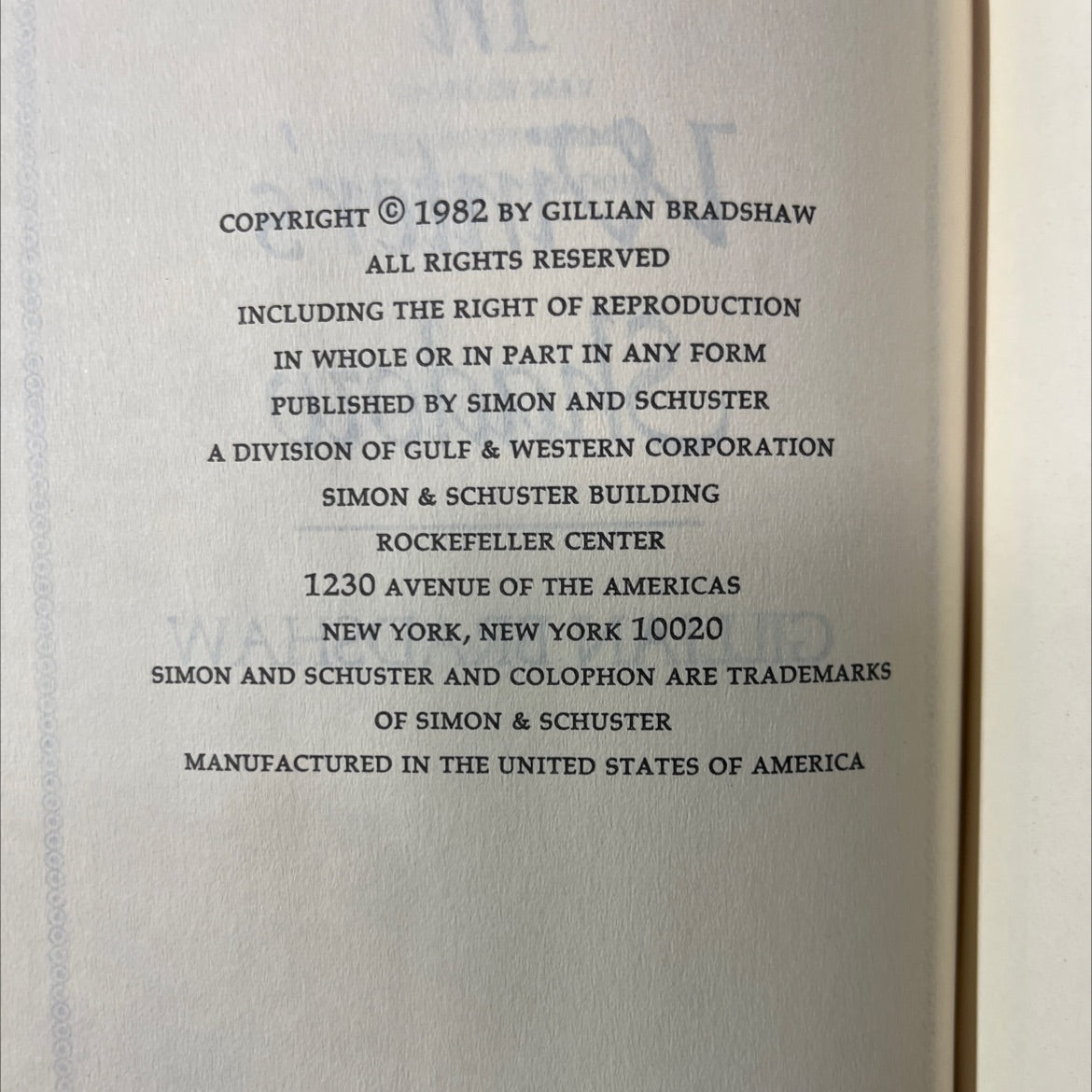 hawk of may book, by gillian bradshaw, 1982 Hardcover image 3