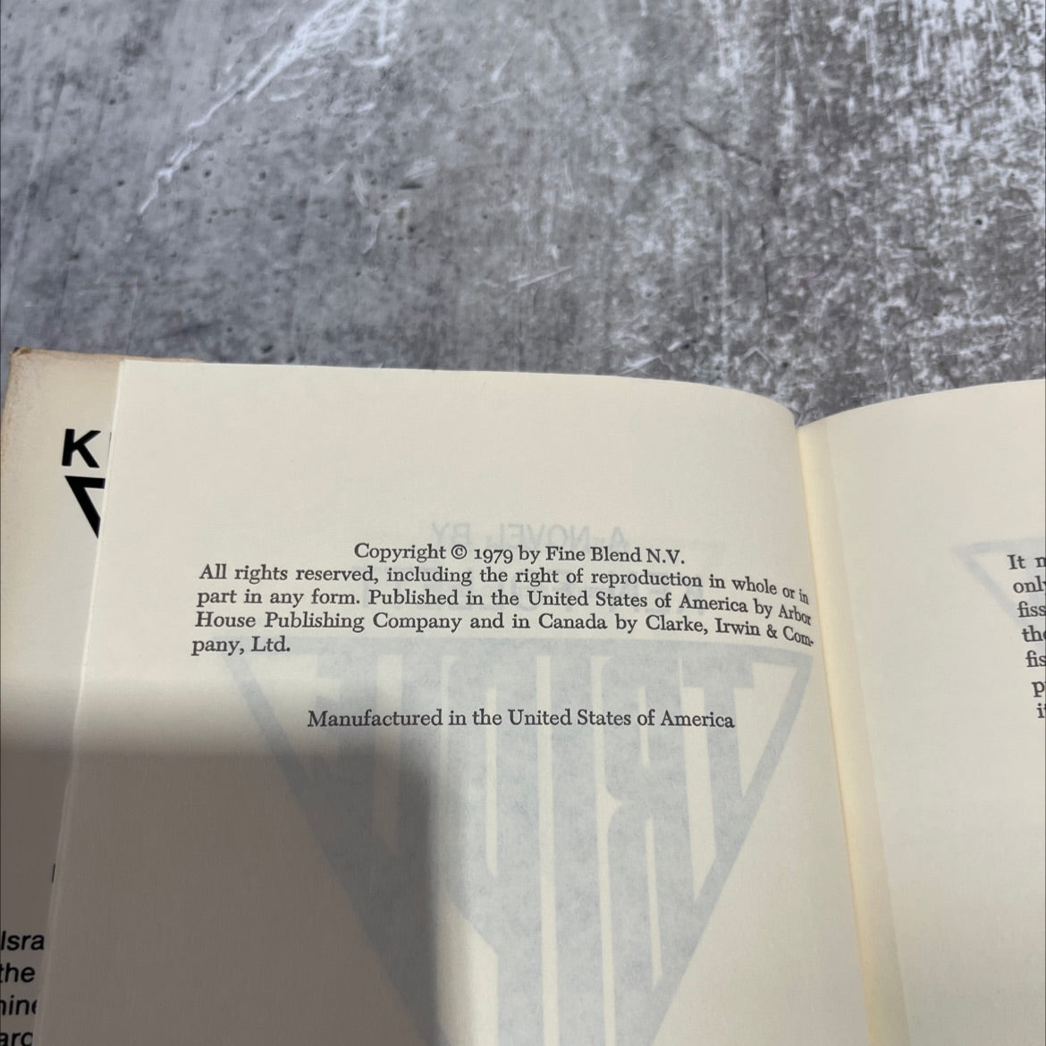 he needle book, by ken follett, 1979 Hardcover image 3