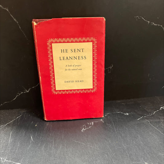 he sent leanness book, by david head, 1959 Hardcover image 1