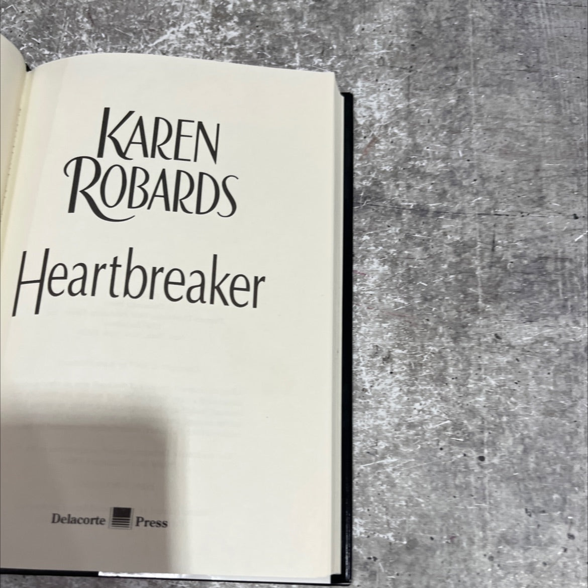 heartbreaker book, by karen robards, 1997 Hardcover image 2