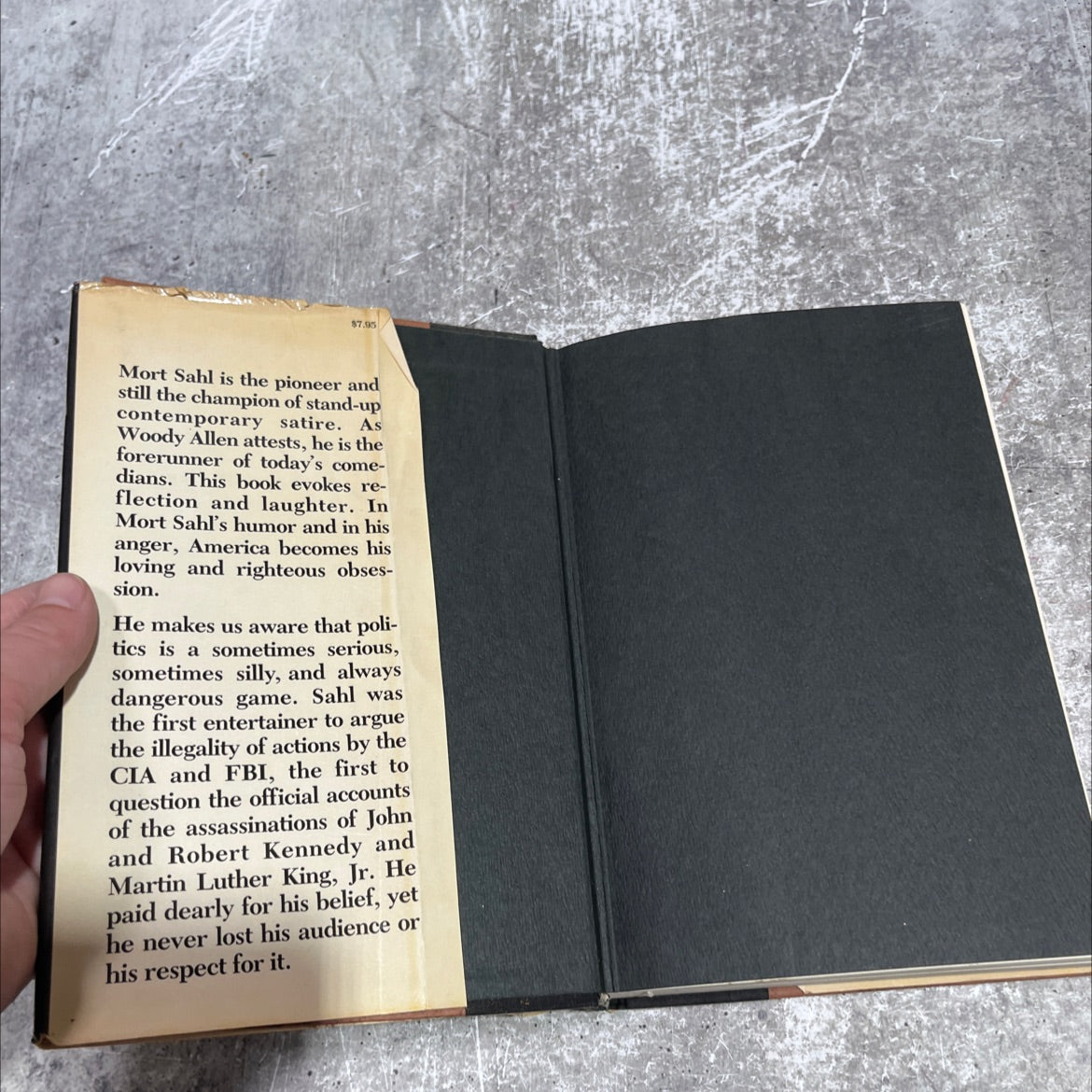 heartland book, by Mort Sahl, 1976 Hardcover image 4