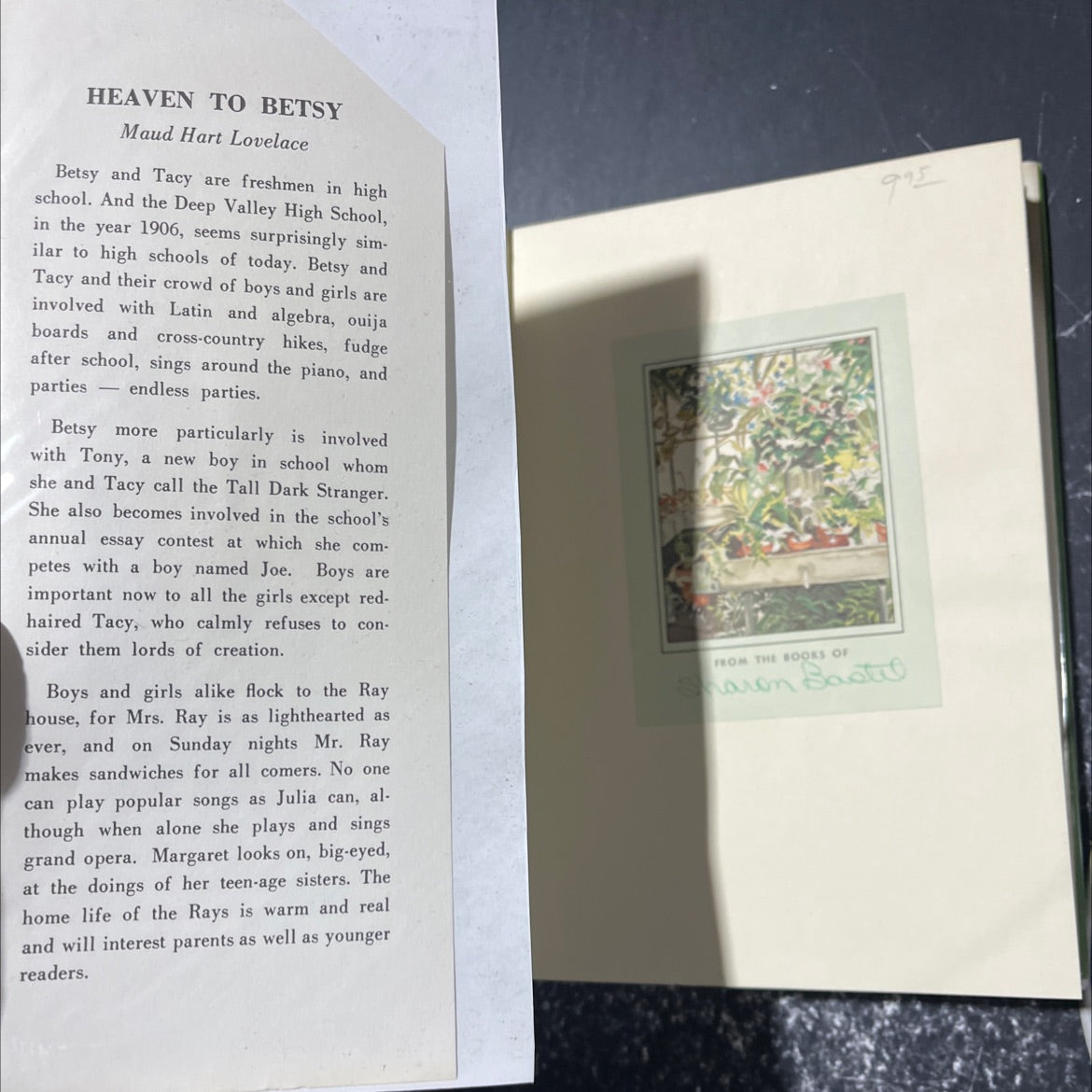 heaven to betsy book, by Maud Hart Lovelace, 1945 Hardcover image 4