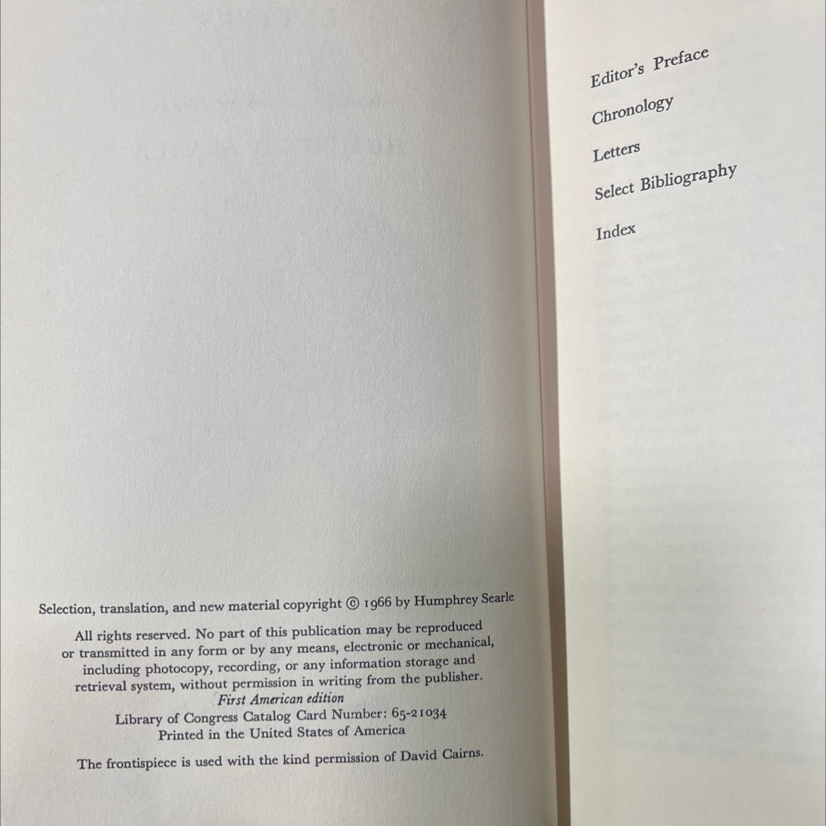 hector berlioz a selection from his letters book, by humphrey searle, 1966 Hardcover image 3