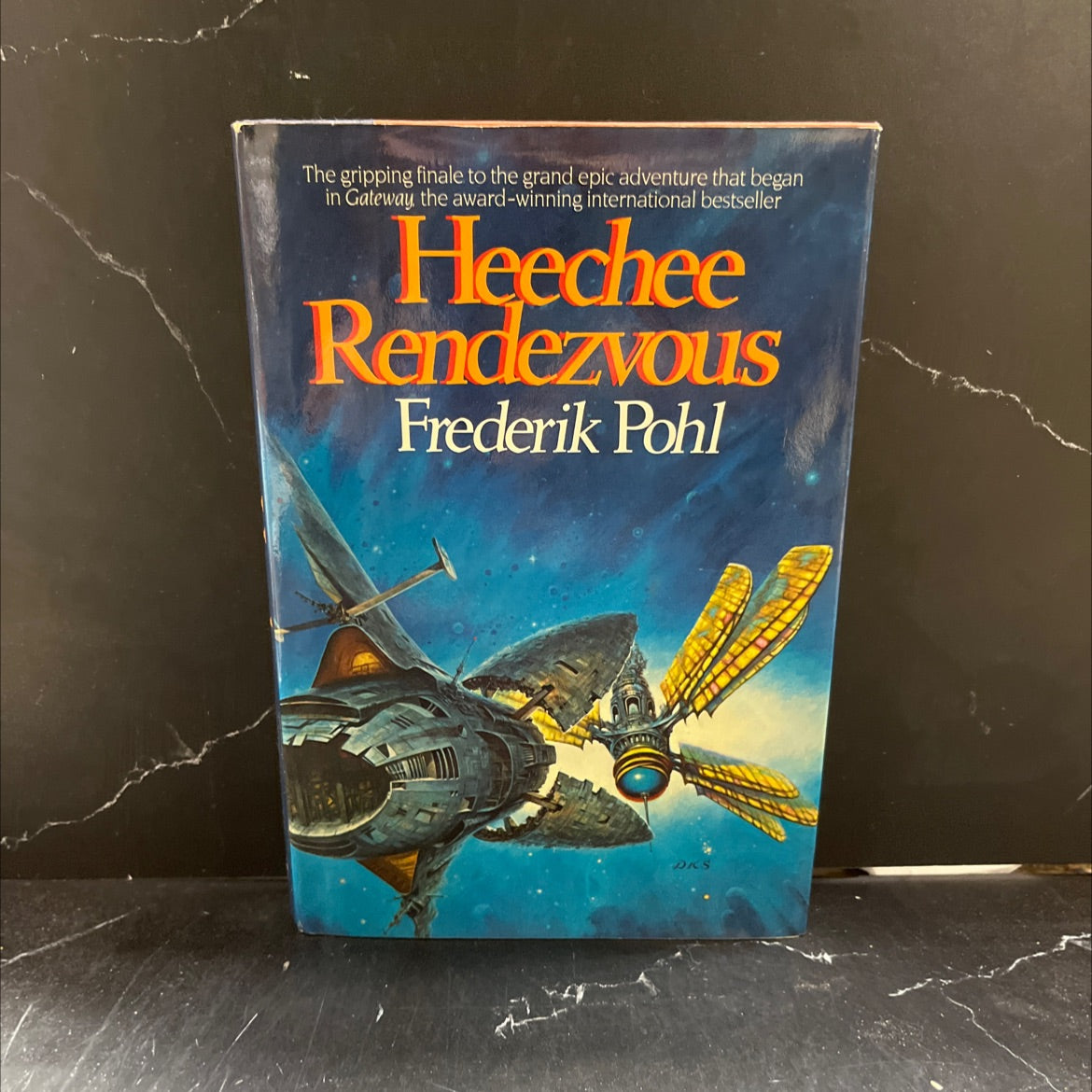 heechee rendezvous book, by Frederik Pohl, 1984 Hardcover image 1