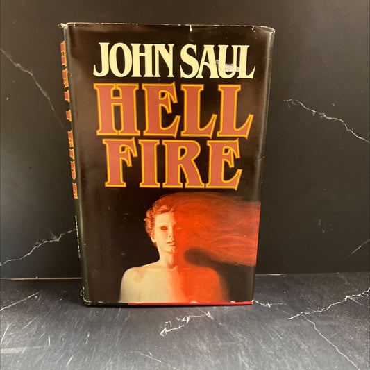 hellfire book, by John Saul, 1986 Hardcover image 1