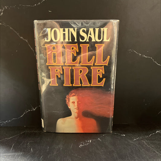 hellfire book, by John Saul, 1986 Hardcover image 1