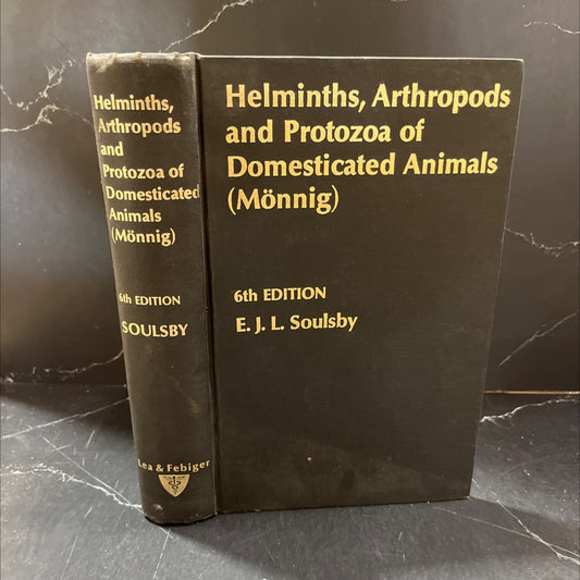 helminths, arthropods & protozoa of domesticated animals book, by e. j. l. soulsby, 1977 Hardcover image 1