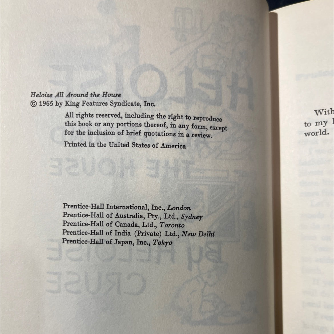 heloise all around the house book, by heloise cruse, 1965 Hardcover image 3