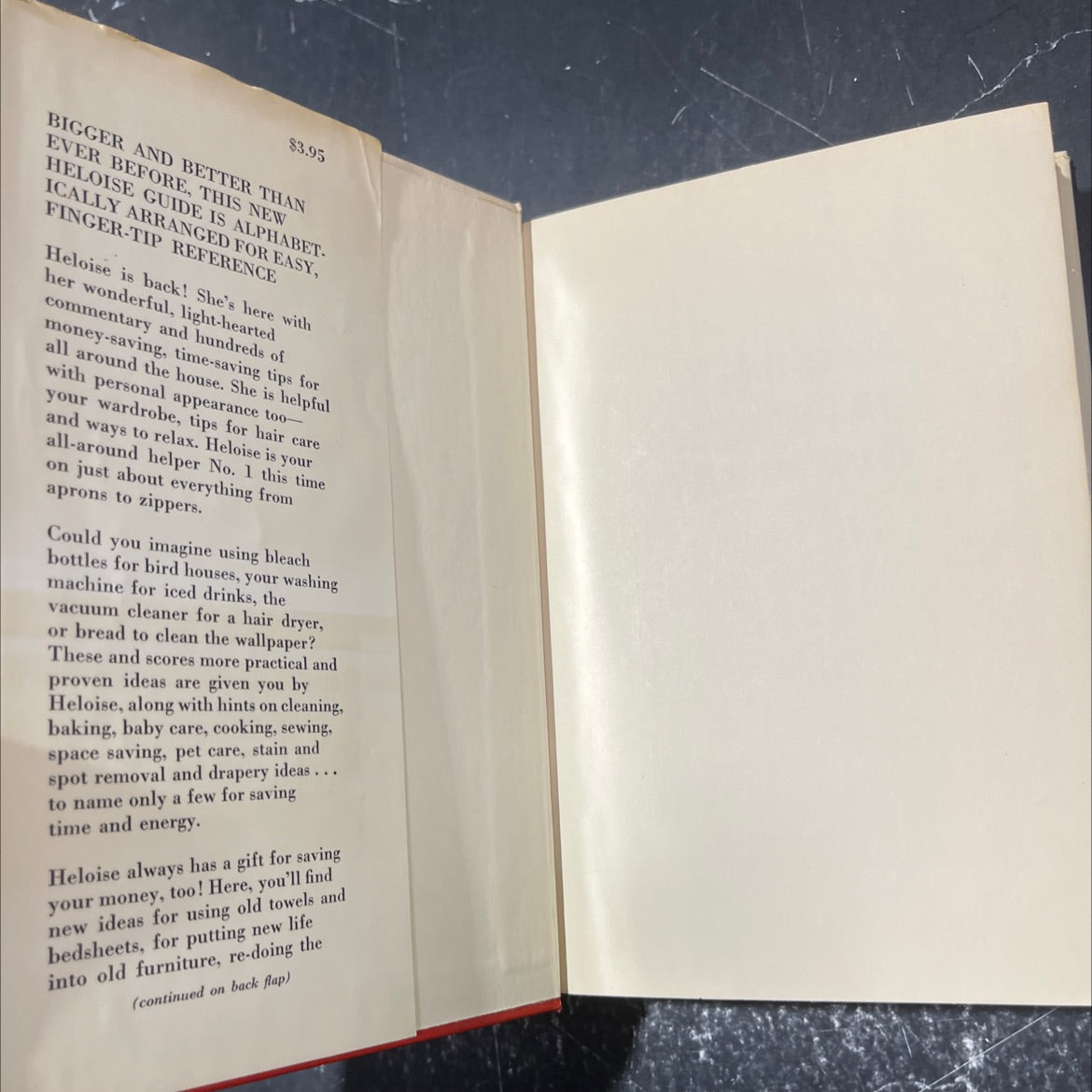 heloise all around the house book, by heloise cruse, 1965 Hardcover image 4